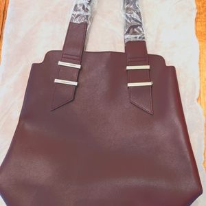 New Lionel Vegan Burgundy Handbag